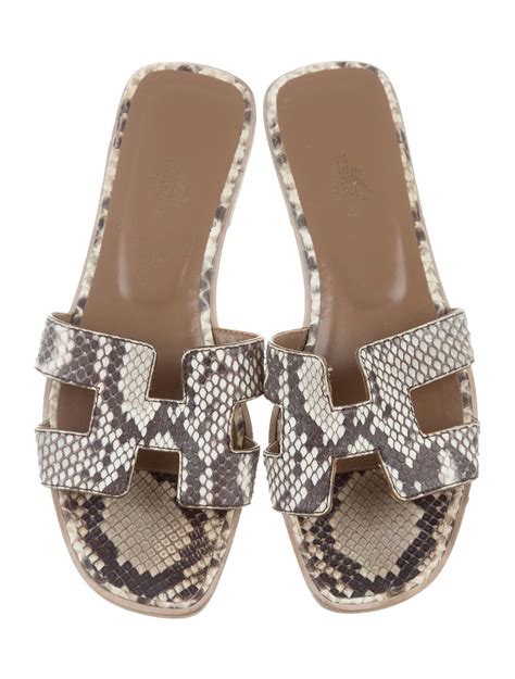 hermes sandald|hermes snakeskin sandals.